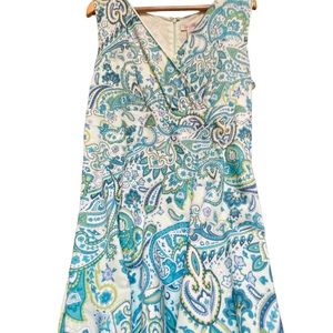 Paraphrase Sleeveless Dress, Size 14